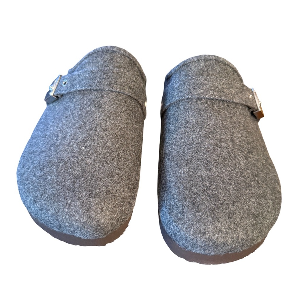 Dr Scholl’s NWT Size 9M Louis Iconic Gray Wool Clogs (SH218) - Picture 4 of 11